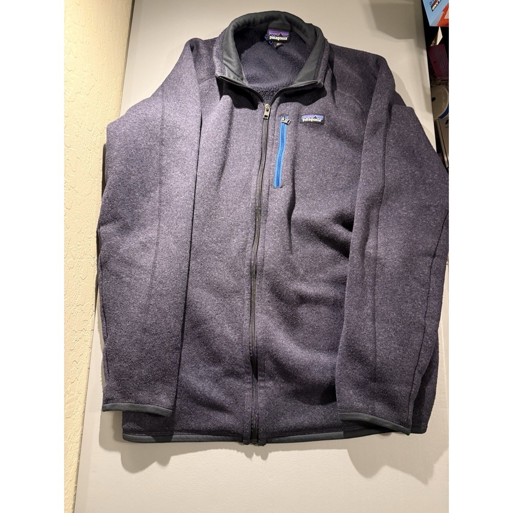 Patagonia Better Sweater Full Zip Fleece Jacket Mens Size 2XL Dark Blue 25528
